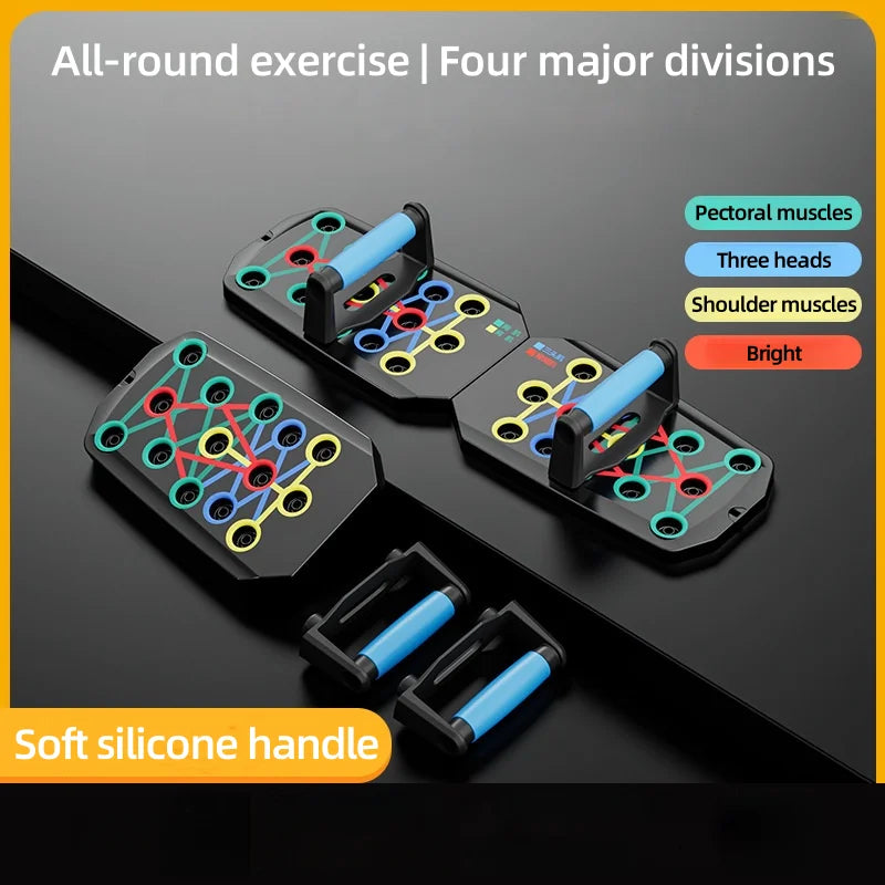 Ultimate Push-Up Board Pro – Multifunctional Home Fitness Trainer for Chest, Core & Arm Workouts | Compact & Portable Gym Equipment